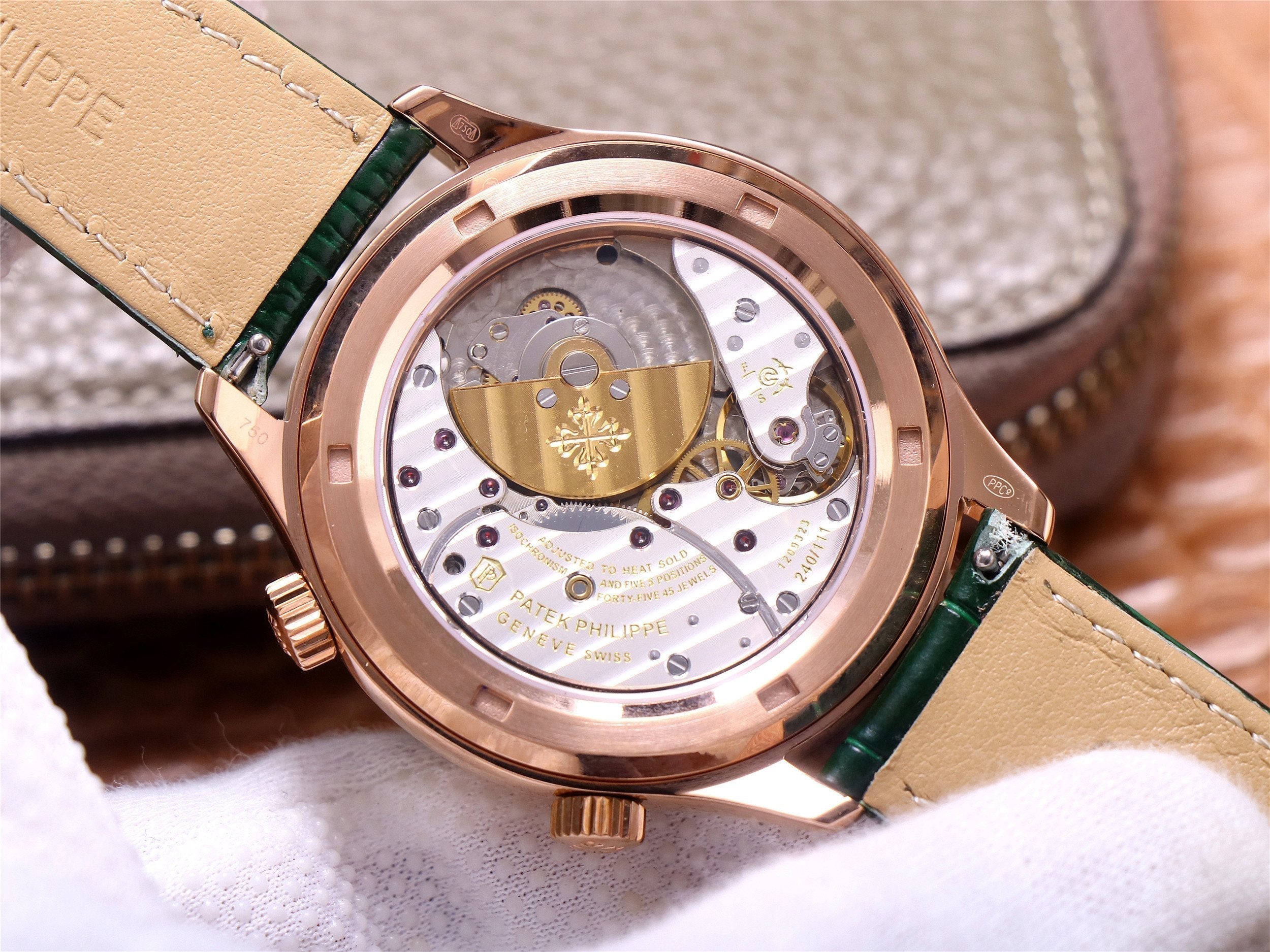 PATEK CELESTIAL GRAND COMPLICATIONS ROSE GOLD GREEN DIAL