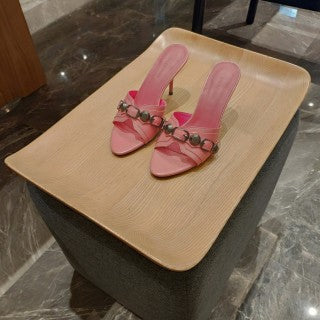 Balenciaga 26s Buckle Sandals 40 Cowhide