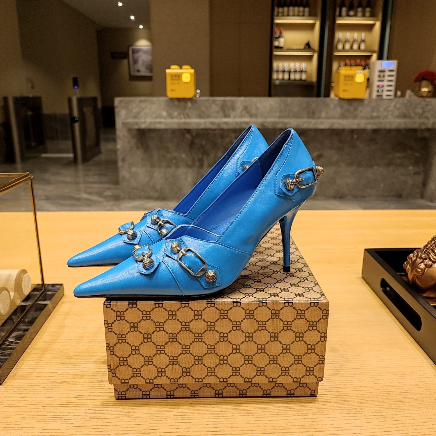 Balenciaga 26s High Heel Pump 90 Genuine Leather