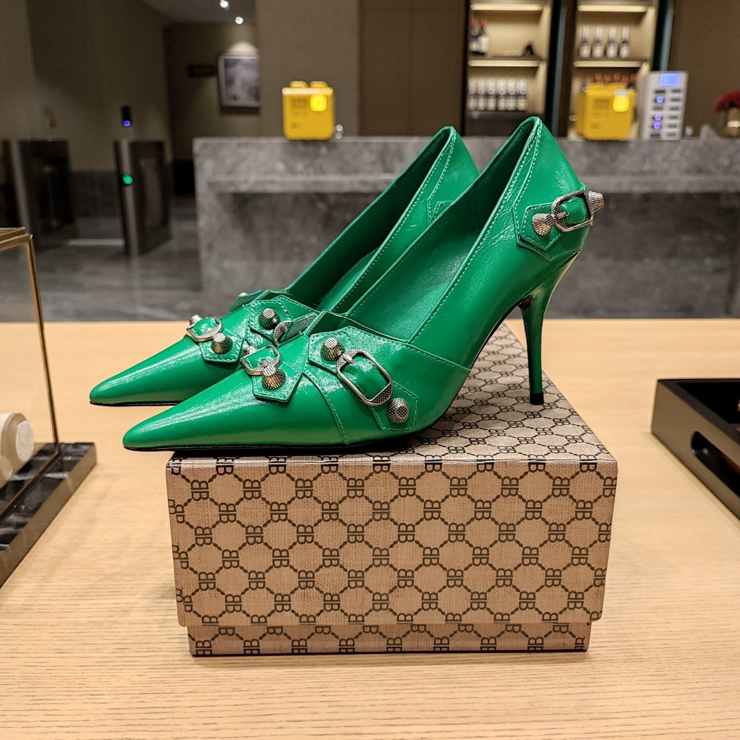 Balenciaga 26s High Heel Pump 90 Genuine Leather
