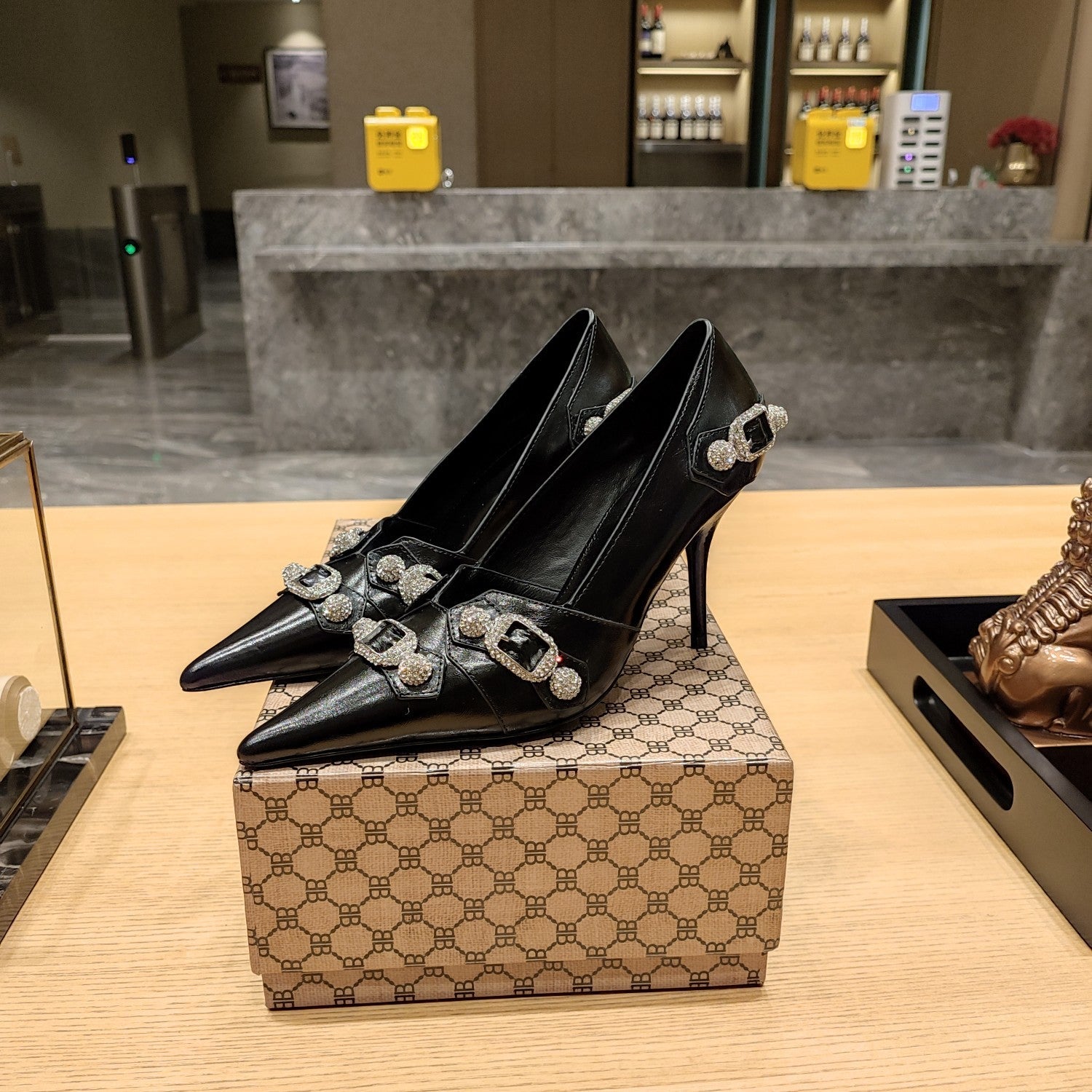Balenciaga 26s High Heel Pump 90 Genuine Leather