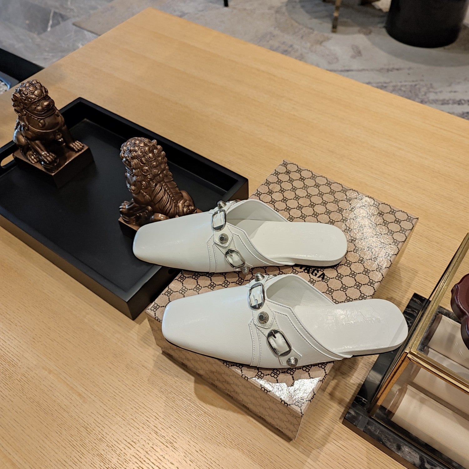 Balenciaga 26s Mules 25 Sheepskin