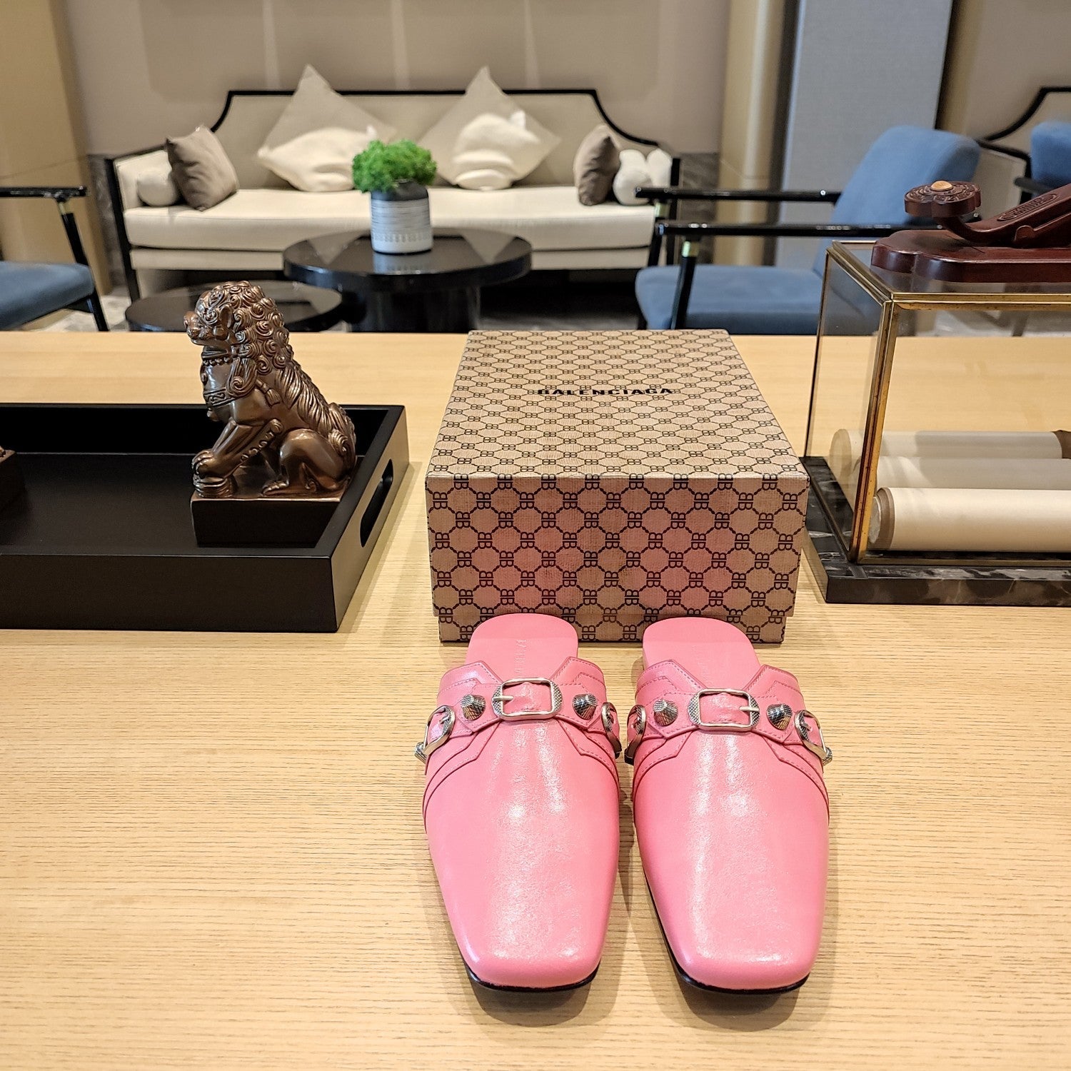 Balenciaga 26s Mules 25 Sheepskin