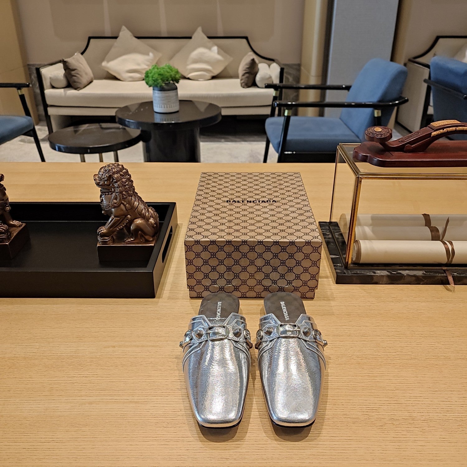 Balenciaga 26s Mules 25 Sheepskin