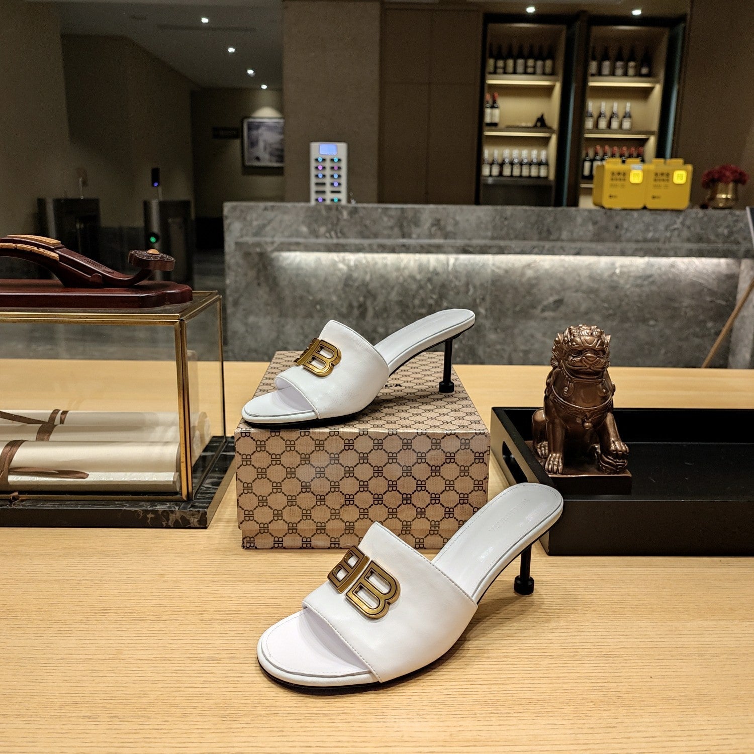 Balenciaga 26s Heeled Sandals 70 Cowhide