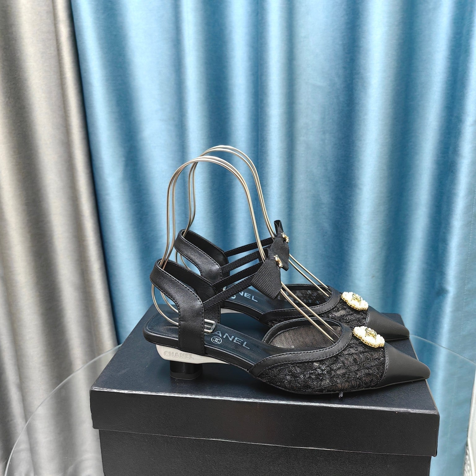 Chanel 2026 Sandal Leather Mesh 711142
