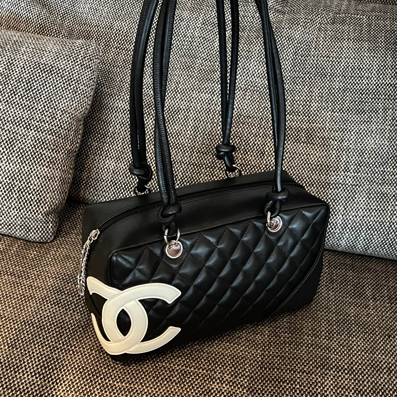 Chanel 2026 Cambon Ligne Bowling Bag 27cm Calfskin