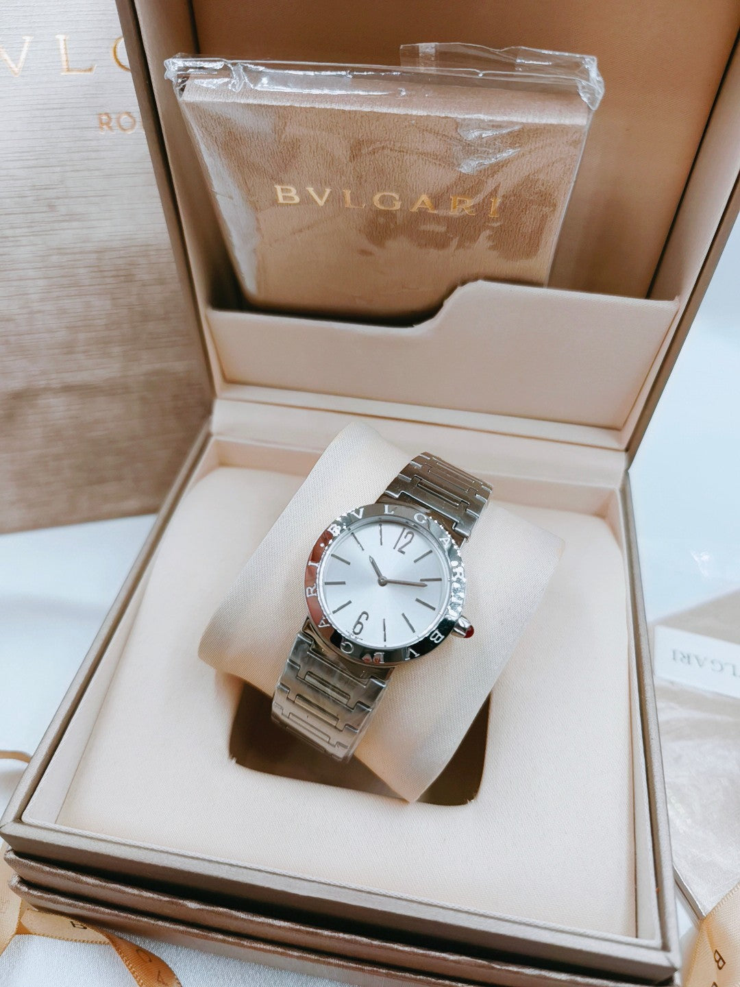 Bulgari 33mm Stainless Steel Case