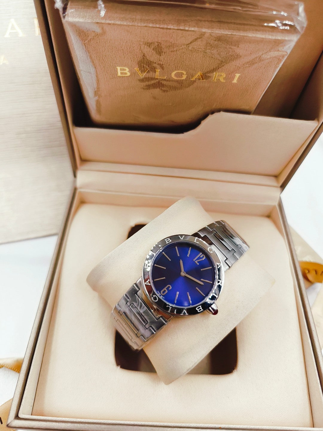 Bulgari 33mm Stainless Steel Case