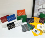 Goyard 2026 Saint-Sulpice Card Wallet Canvas Cowhide