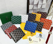 Goyard 2026 Victoire Bifold Wallet  11cm Canvas Cowhide