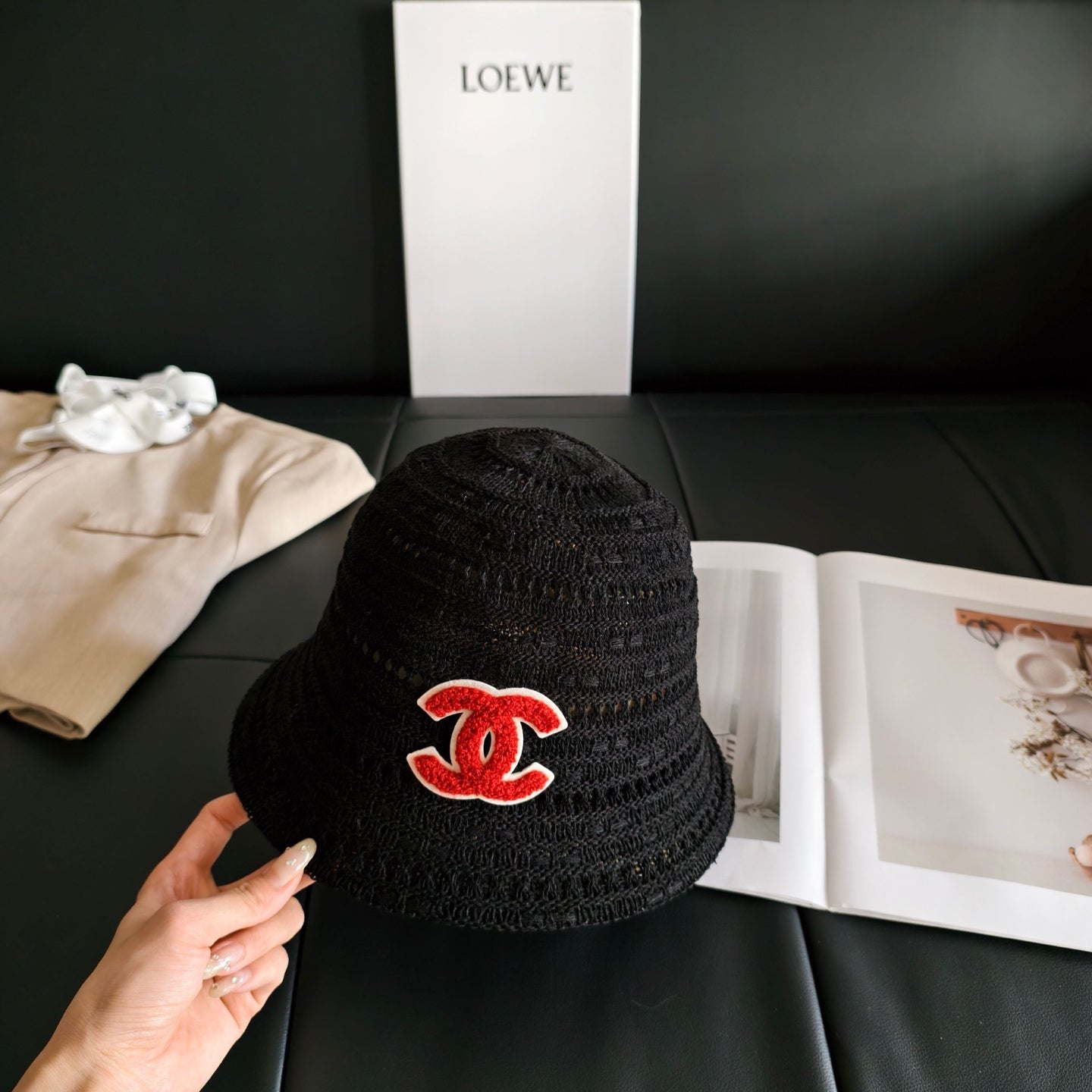 Chanel Bucket Hat Wool 237202