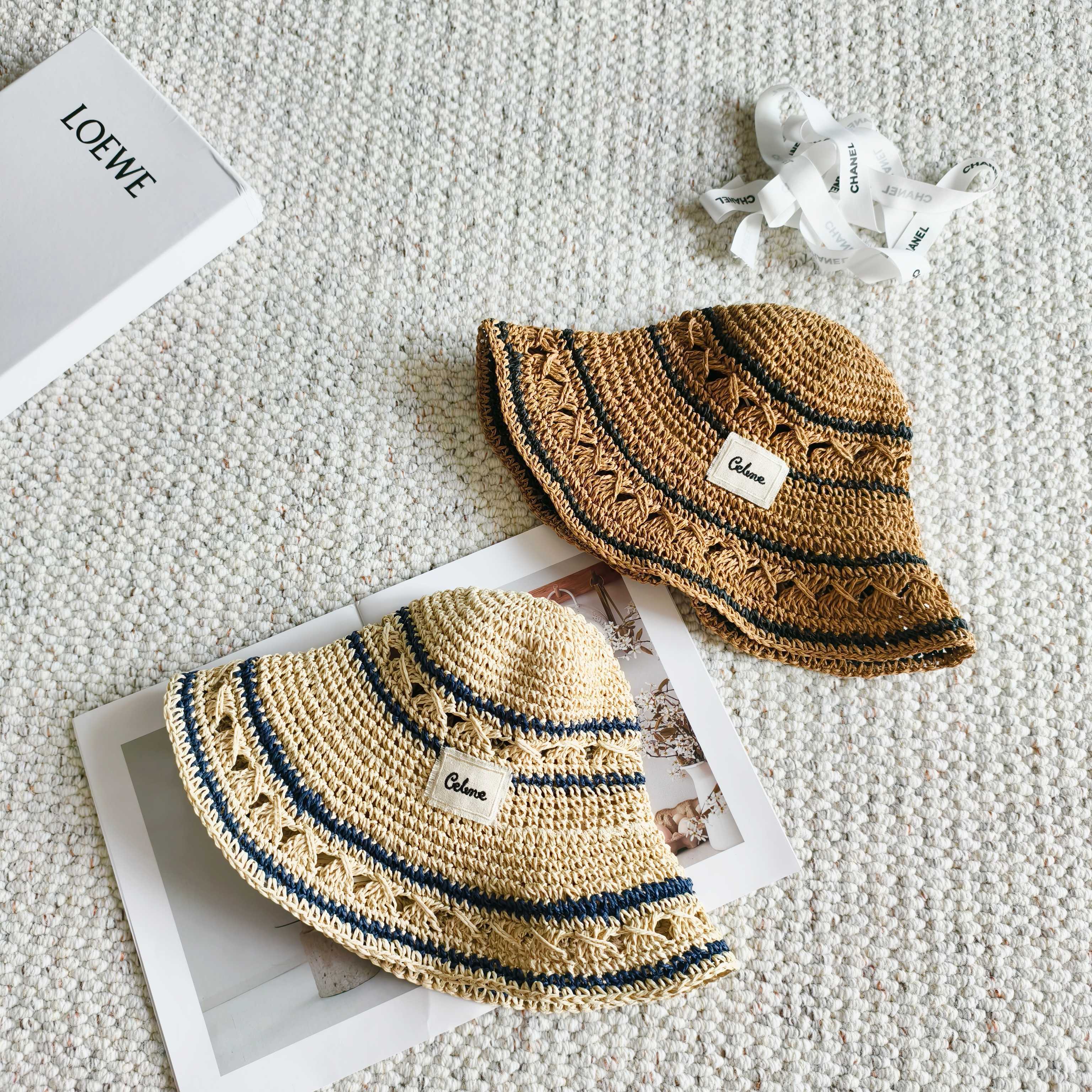 Celine Straw Bucket Hat 240671