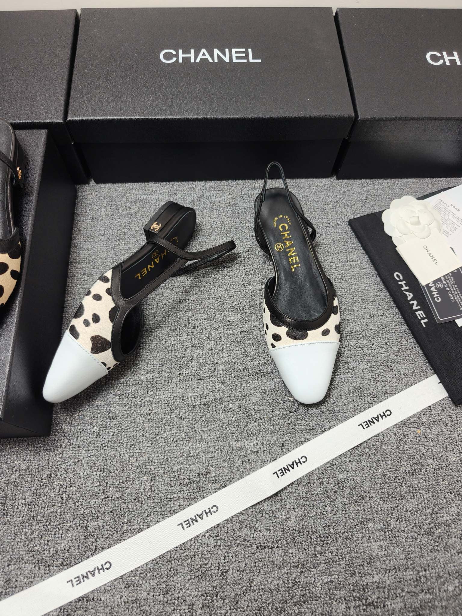 Chanel 2026 Slingback Horsehair Sheepskin 856006