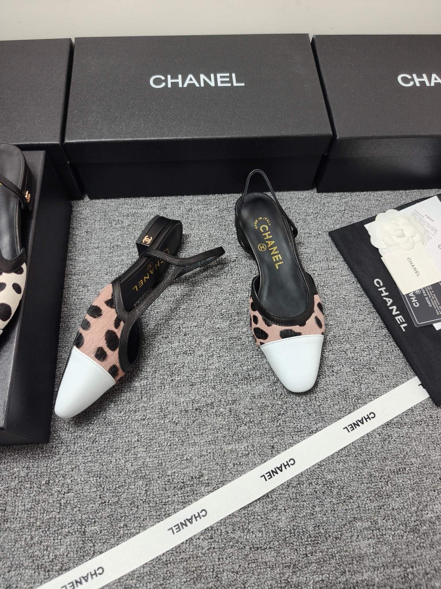 Chanel 2026 Slingback Horsehair Sheepskin 856006
