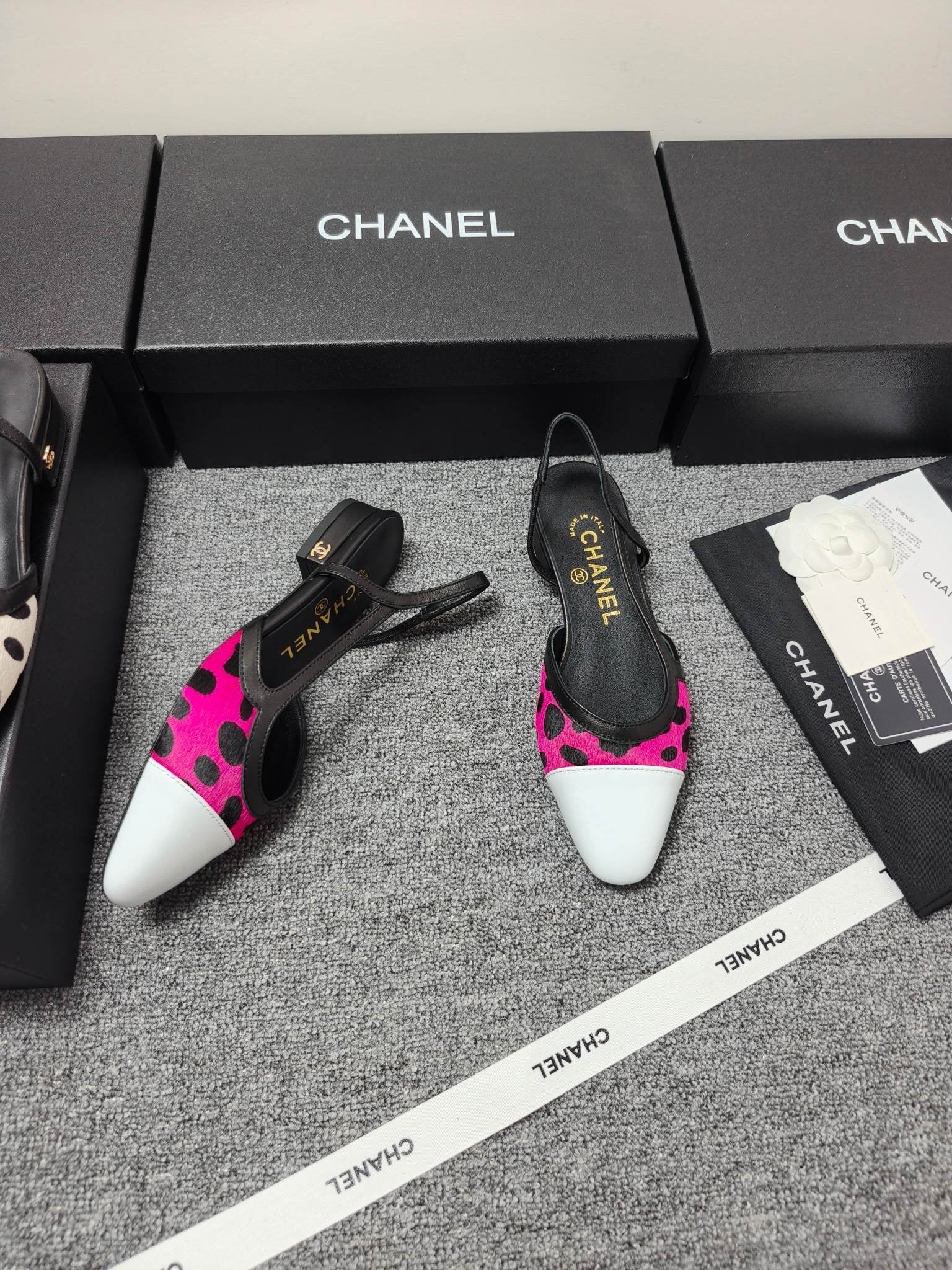 Chanel 2026 Slingback Horsehair Sheepskin 856006