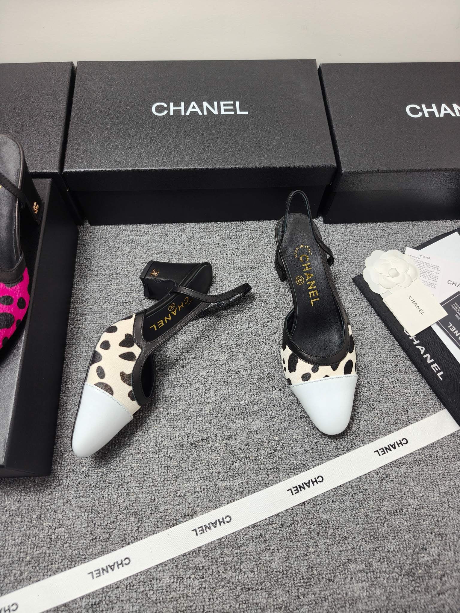 Chanel 2026 Slingback Horsehair Sheepskin 856006
