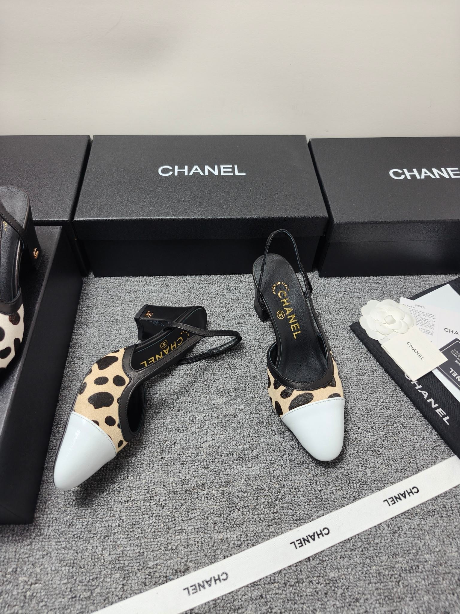 Chanel 2026 Slingback Horsehair Sheepskin 856006