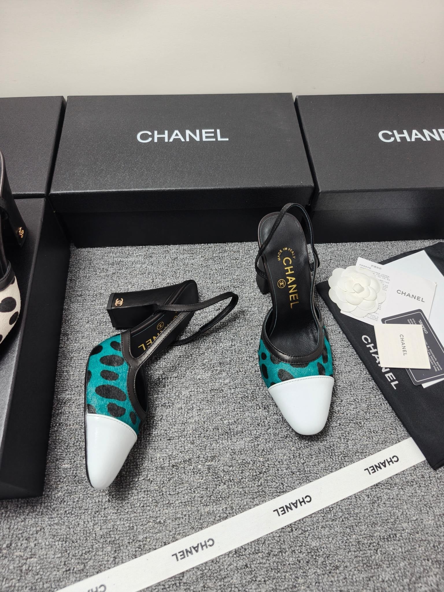 Chanel 2026 Slingback Horsehair Sheepskin 856006