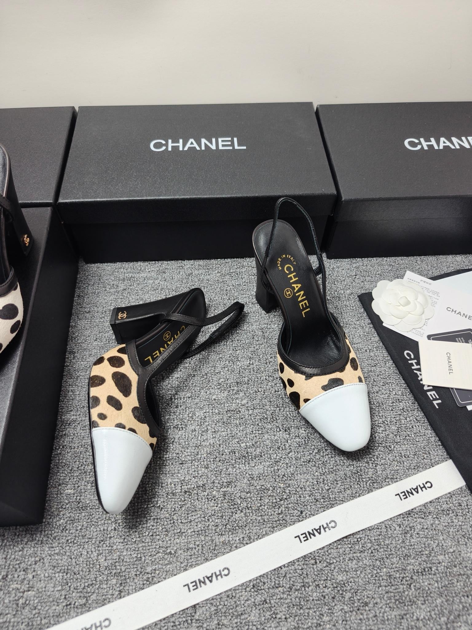 Chanel 2026 Slingback Horsehair Sheepskin 856006