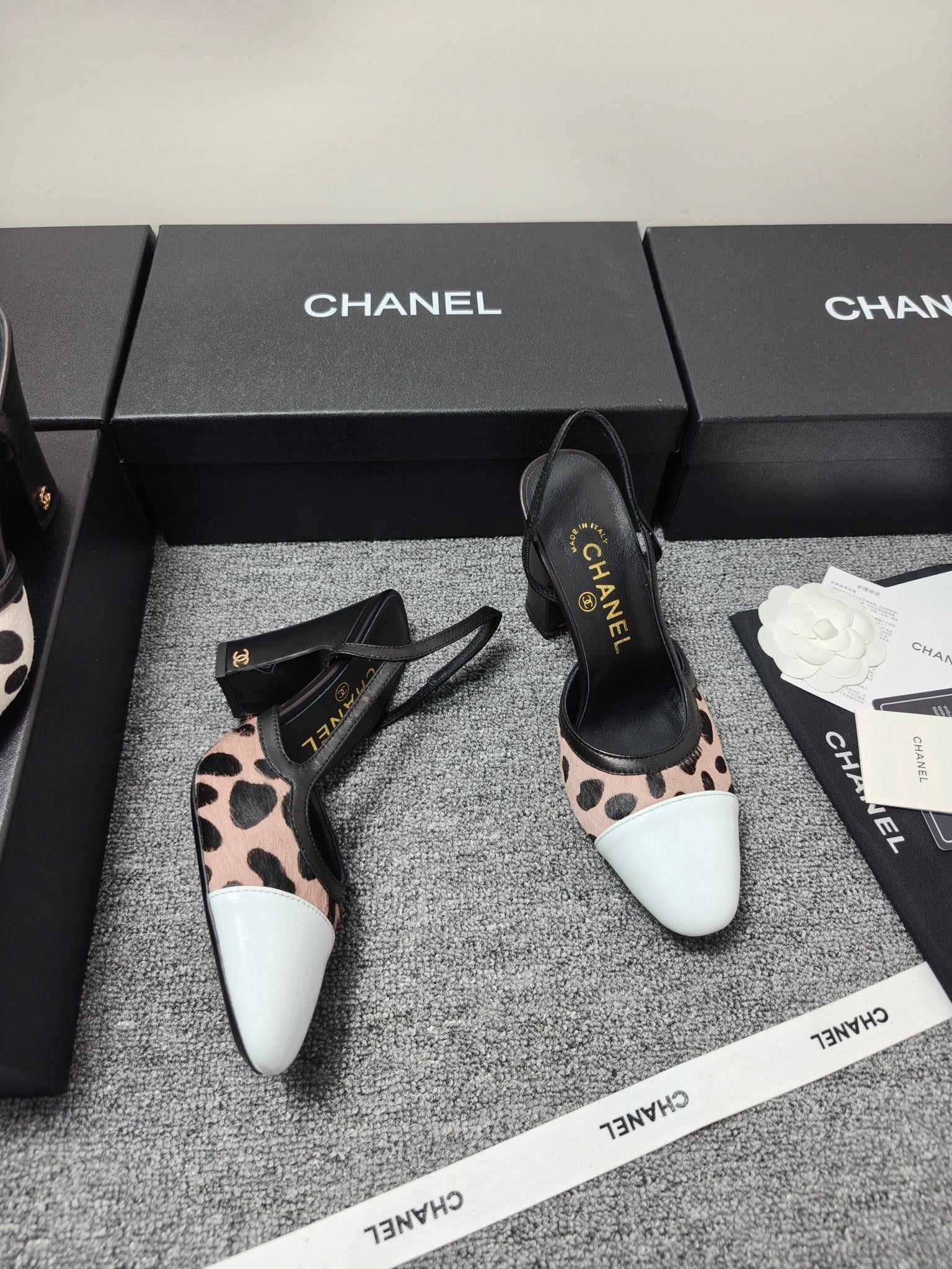 Chanel 2026 Slingback Horsehair Sheepskin 856006