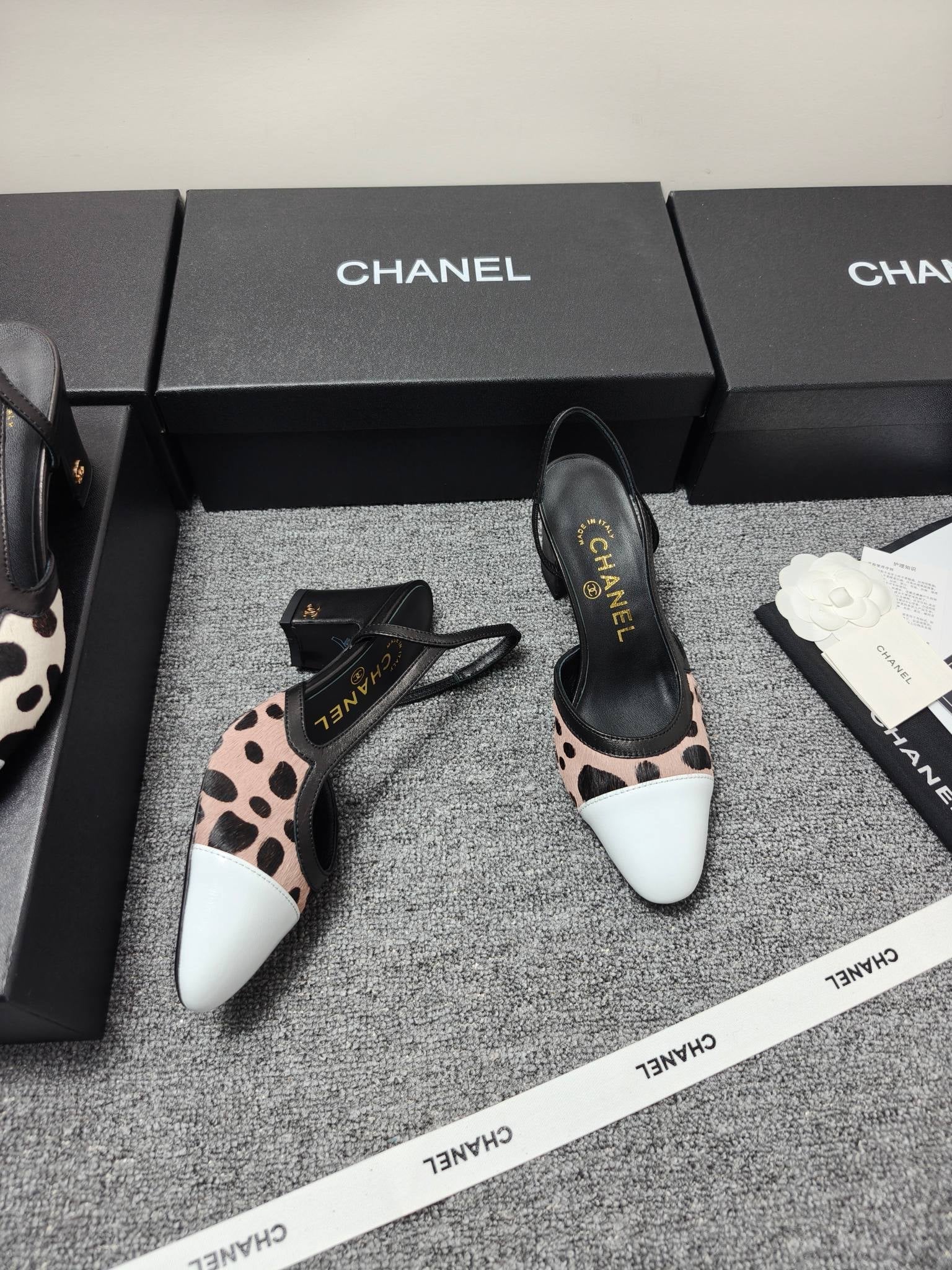 Chanel 2026 Slingback Horsehair Sheepskin 856006