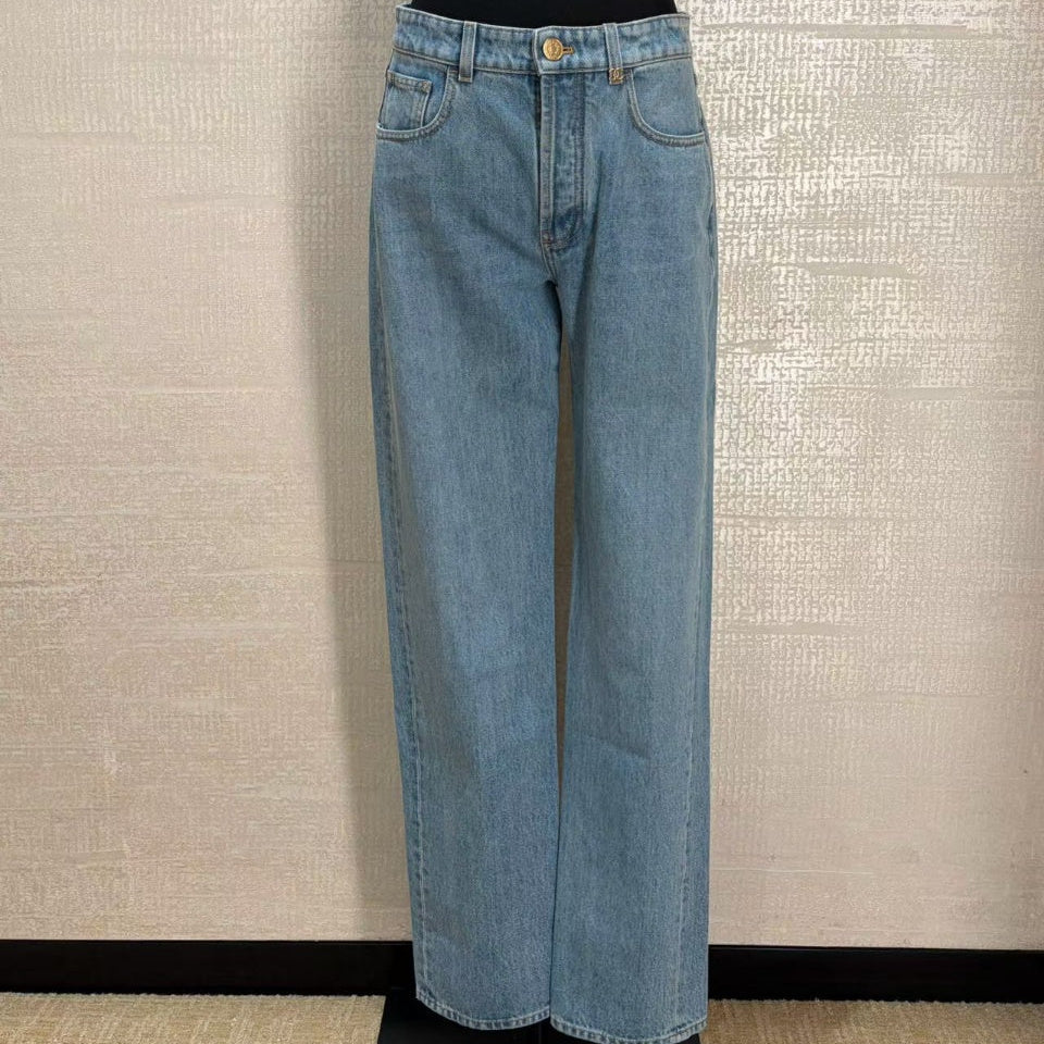 Chanel 2026 Pants Demi Blue Cotton 401635