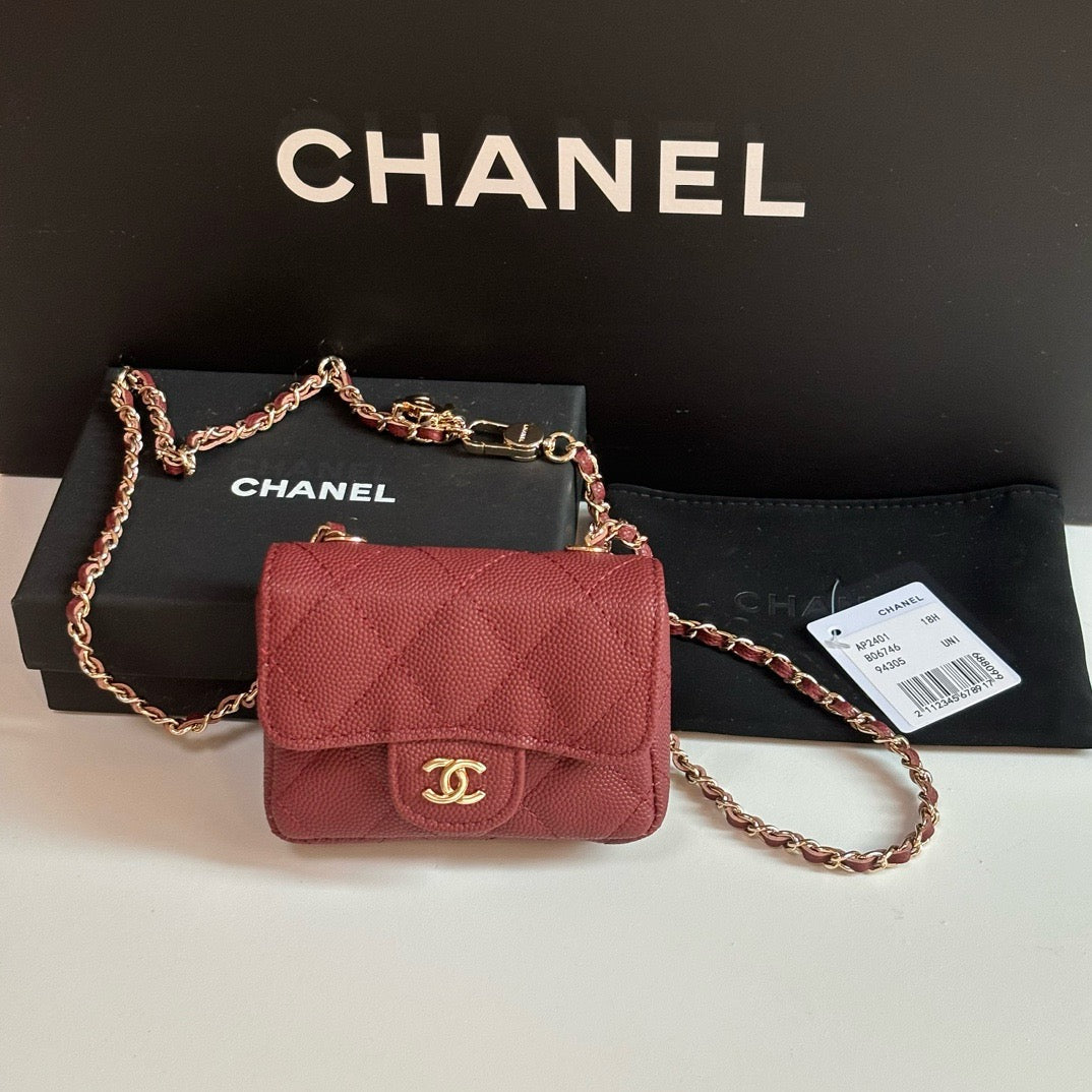 Chanel 11cm Classic Chain Waist Bag 160724