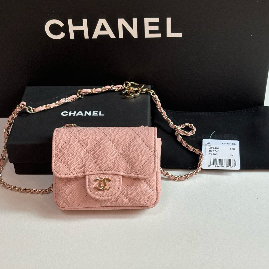Chanel 11cm Classic Chain Waist Bag 160724