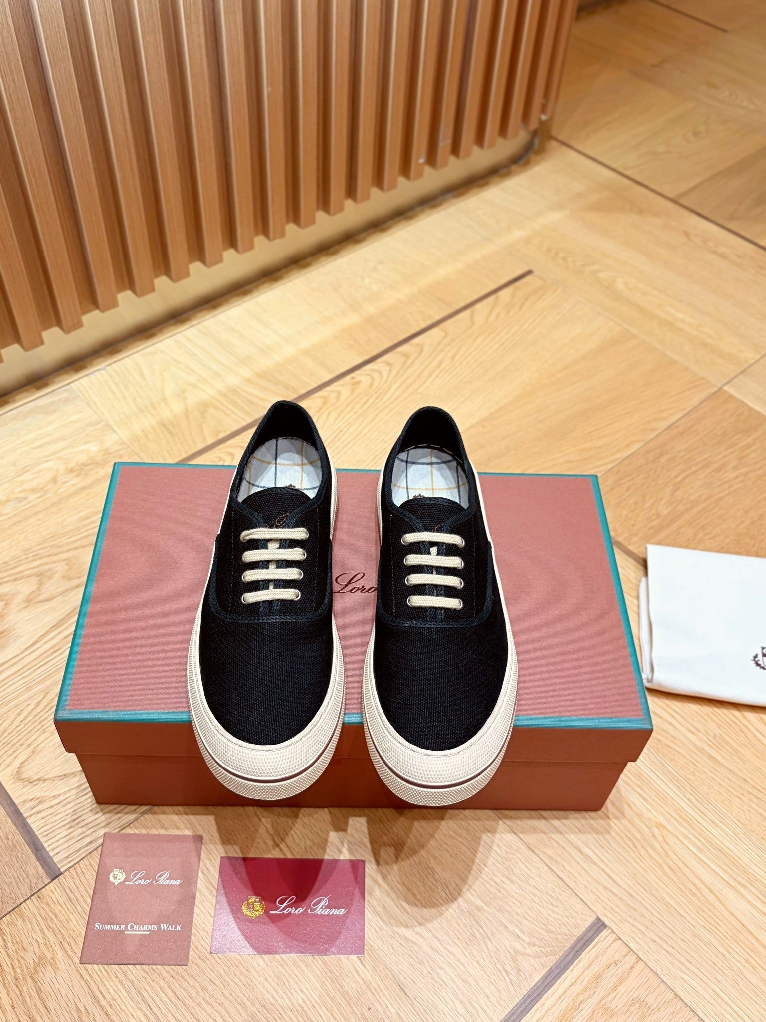 Loro Piana 2026 Tennis Walk LP Casual Sneaker Canvas 935782