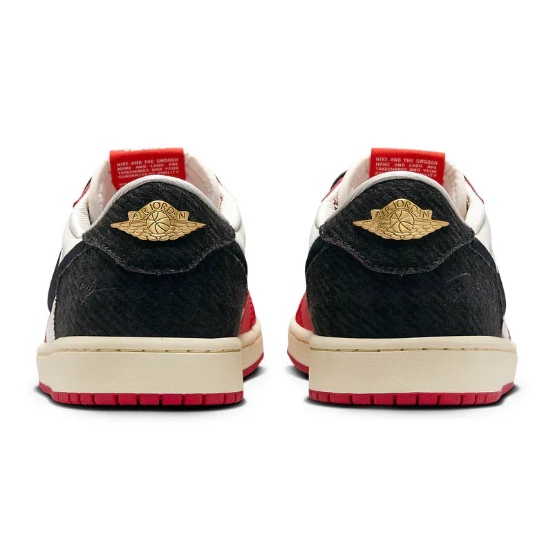 Trophy Room X Air Jordan 1 Retro White Red Black Suede Leather