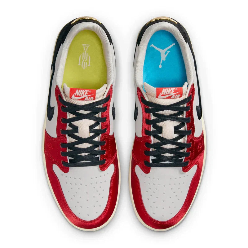 Trophy Room X Air Jordan 1 Retro White Red Black Suede Leather