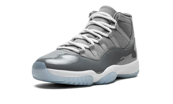Nike Air Jordan 11 Cool Grey Patent Leather Nubuck