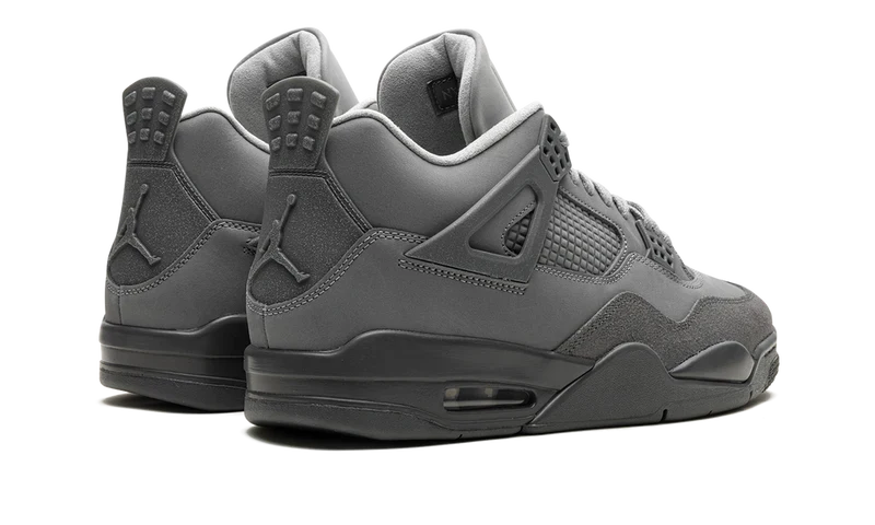 Nike Air Jordan 4 Dark Gray Suede Leather