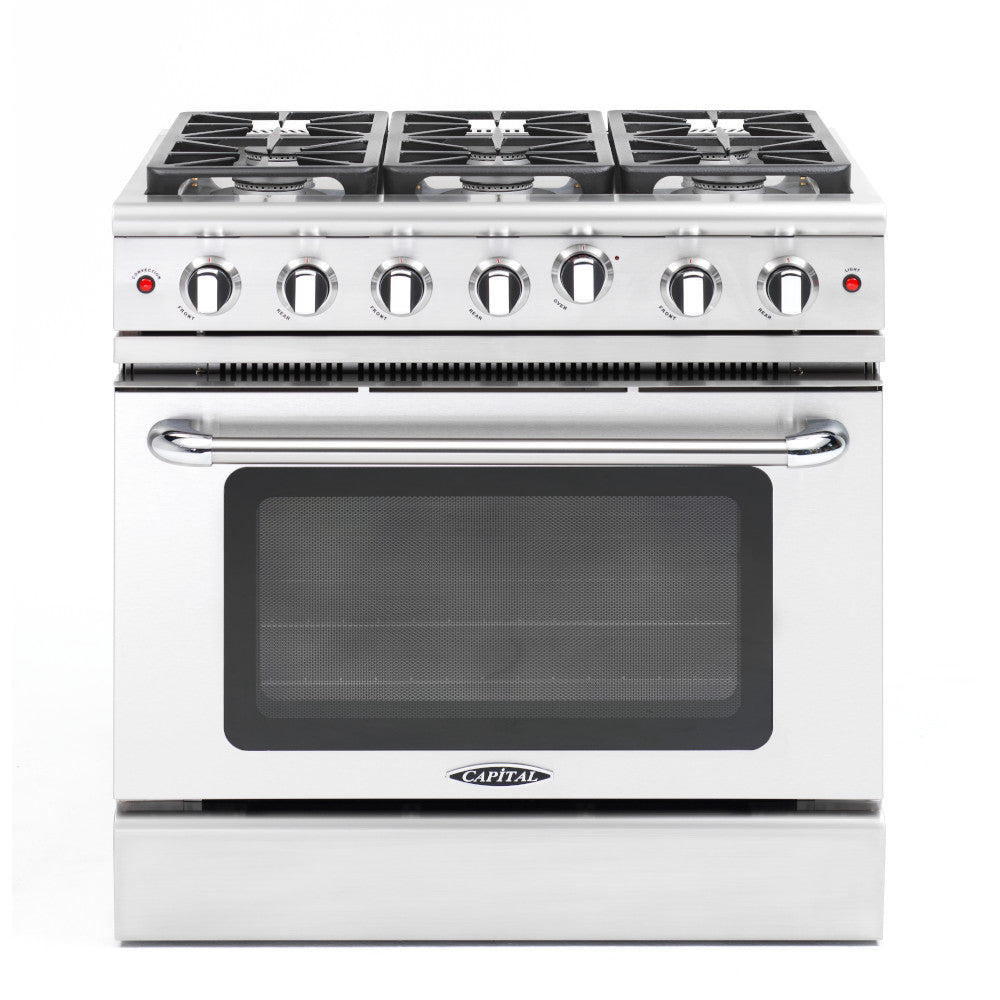 Capital Cooking MCR366 36" All Gas Precision Range