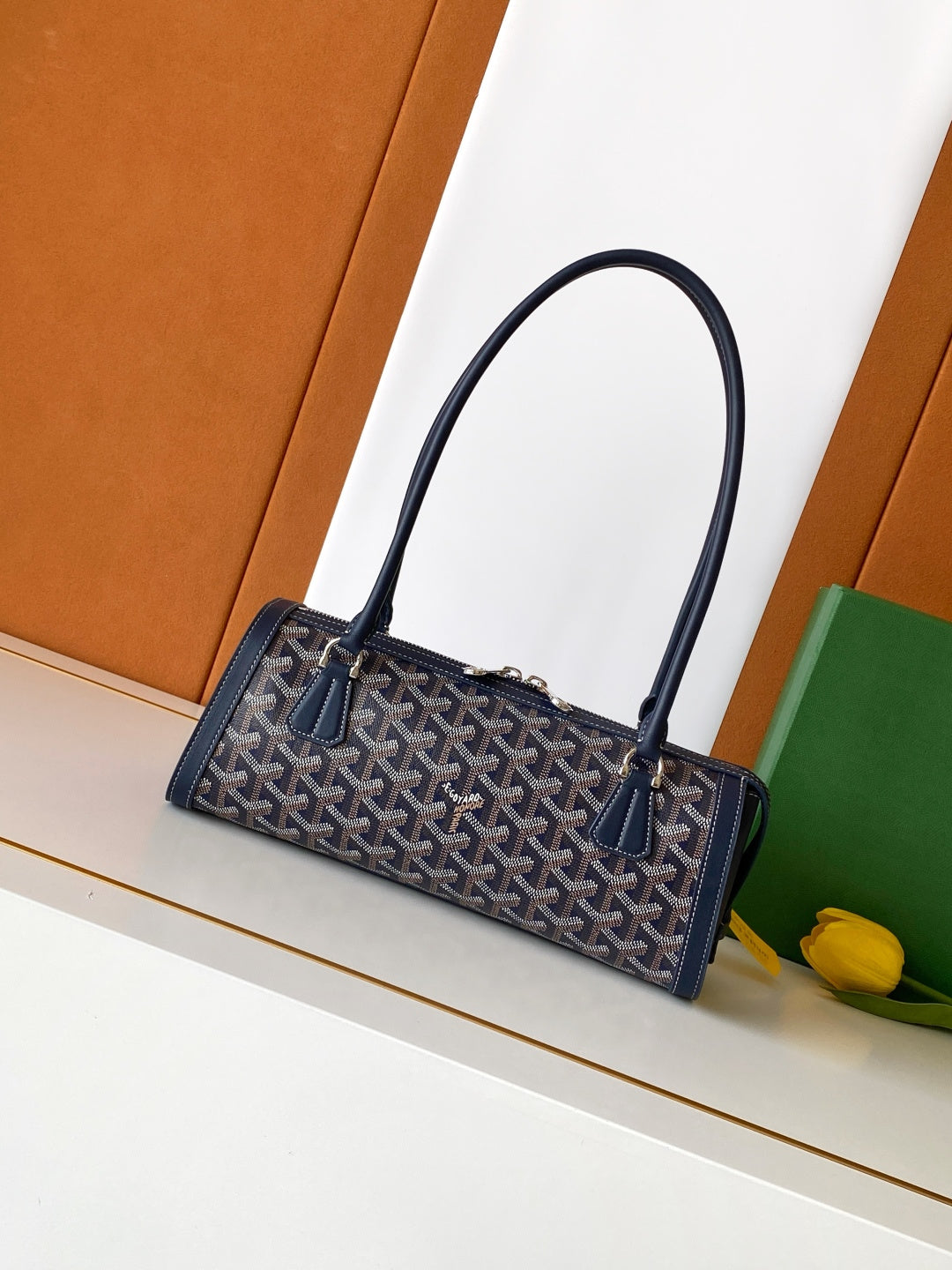 Goyard 2026 Bonbonniere Bag 30cm Canvas Cowhide