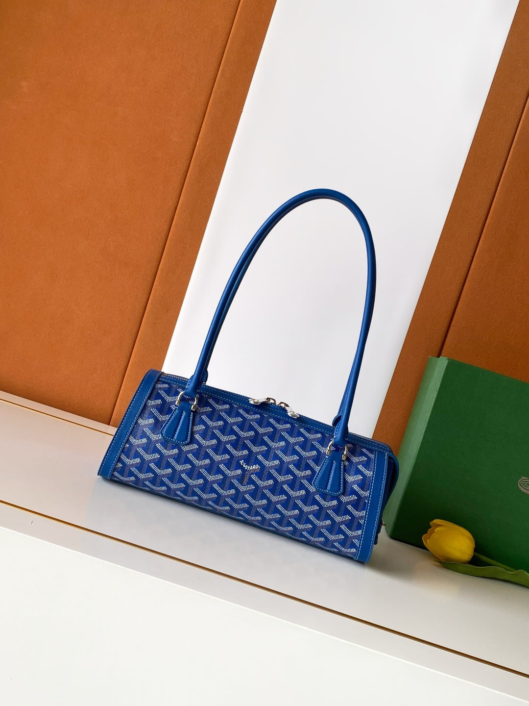 Goyard 2026 Bonbonniere Bag 30cm Canvas Cowhide