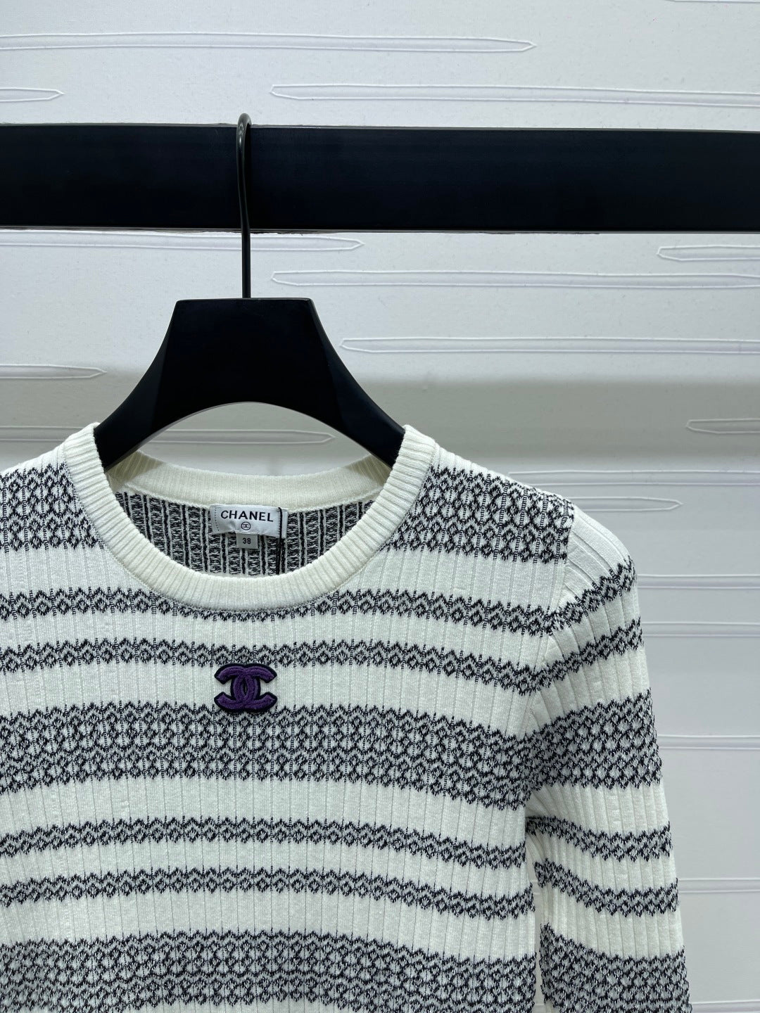 CC 25 Striped Sweater Polyester Fabric 296116