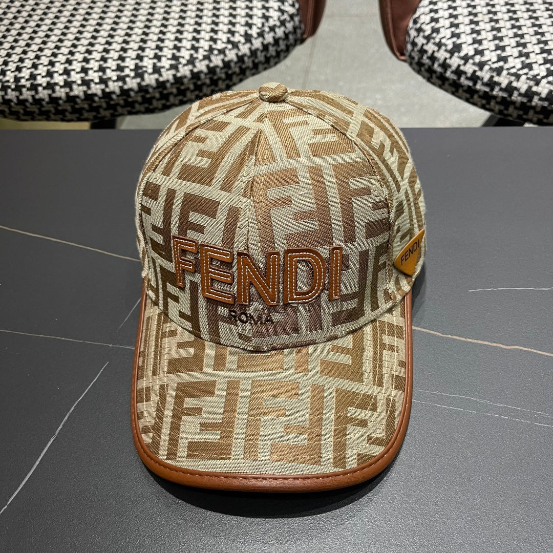 Fendi FF Motif Jacquard Baseball Cotton 196105