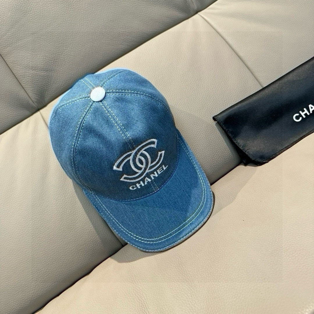 Chanel Denim Baseball Cap 299769