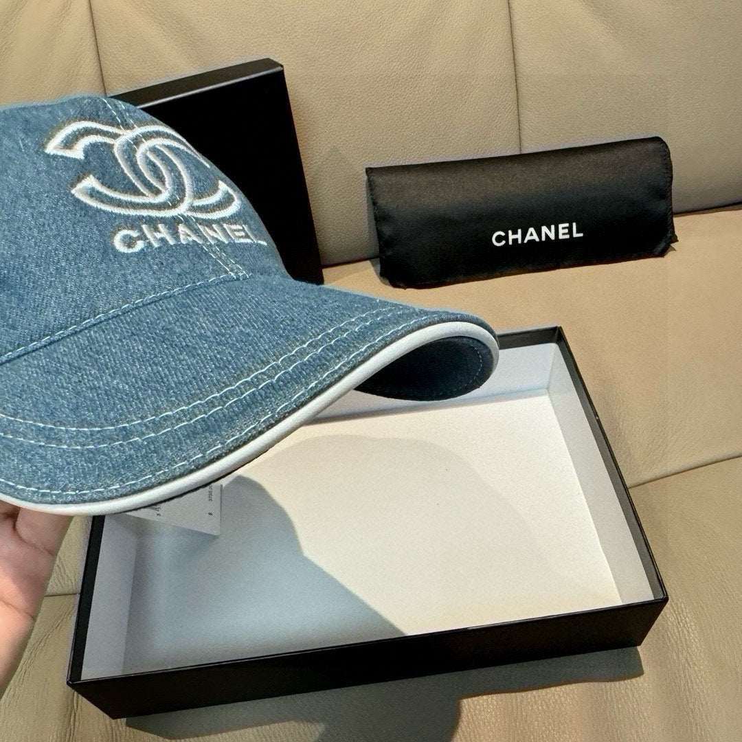 Chanel Denim Baseball Cap 299769