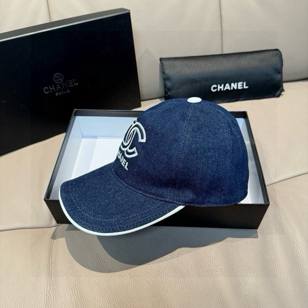 Chanel Denim Baseball Cap 299769