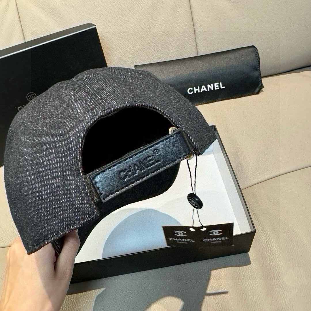 Chanel Denim Baseball Cap 299769