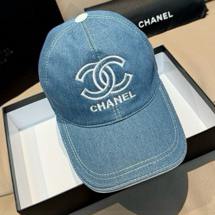 Chanel Denim Baseball Cap 299769