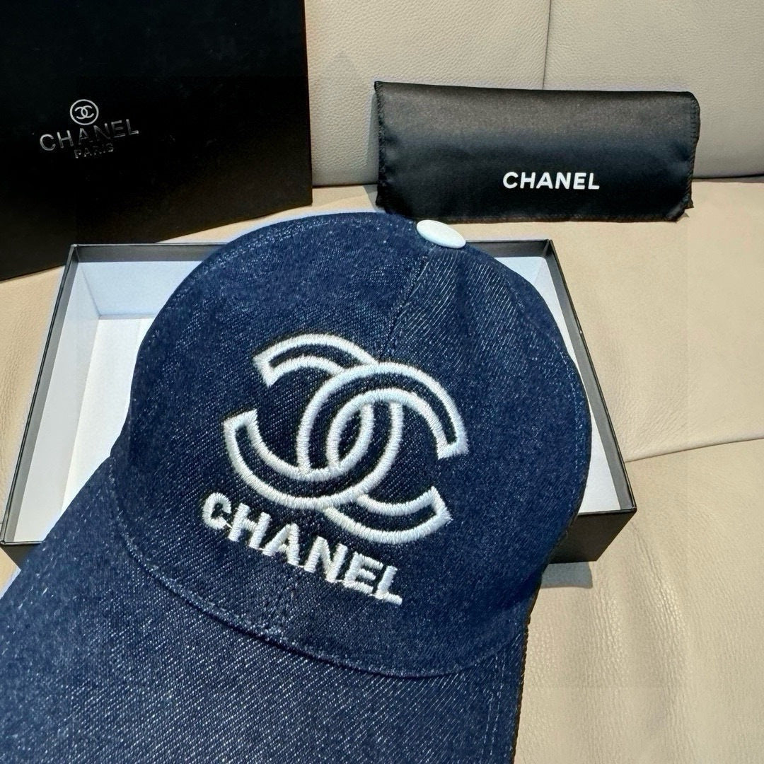 Chanel Denim Baseball Cap 299769