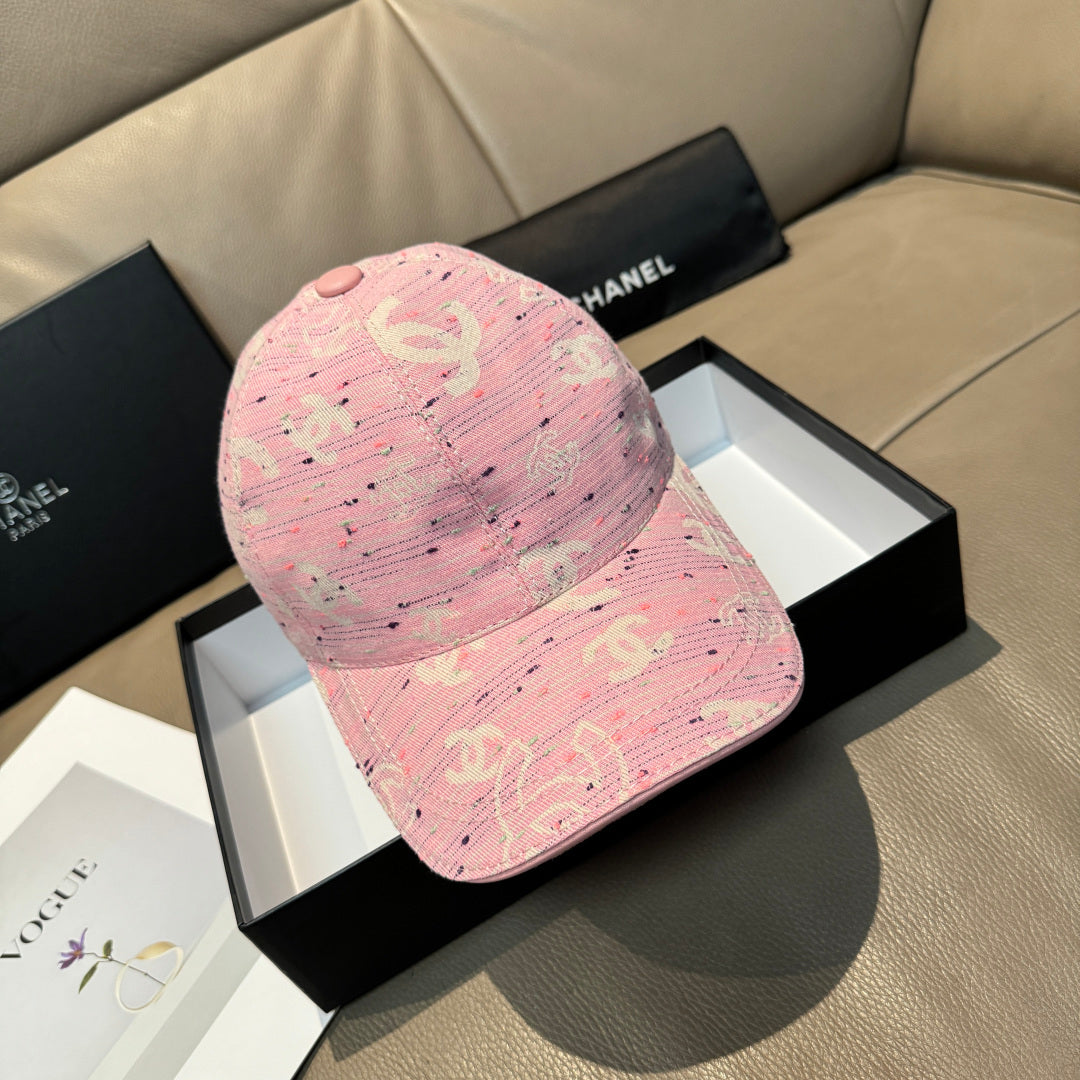 Chanel Baseball Cap Denim Cotton 343796