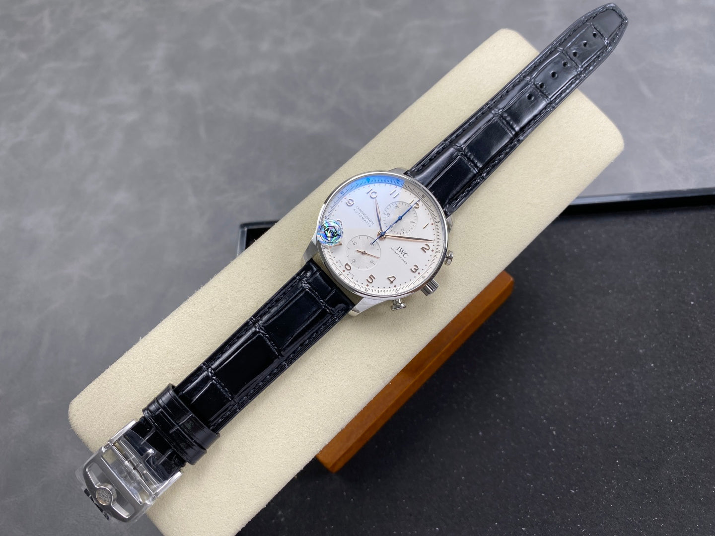 IWC Portuguese Chronograph 41mm Steel Case Leather