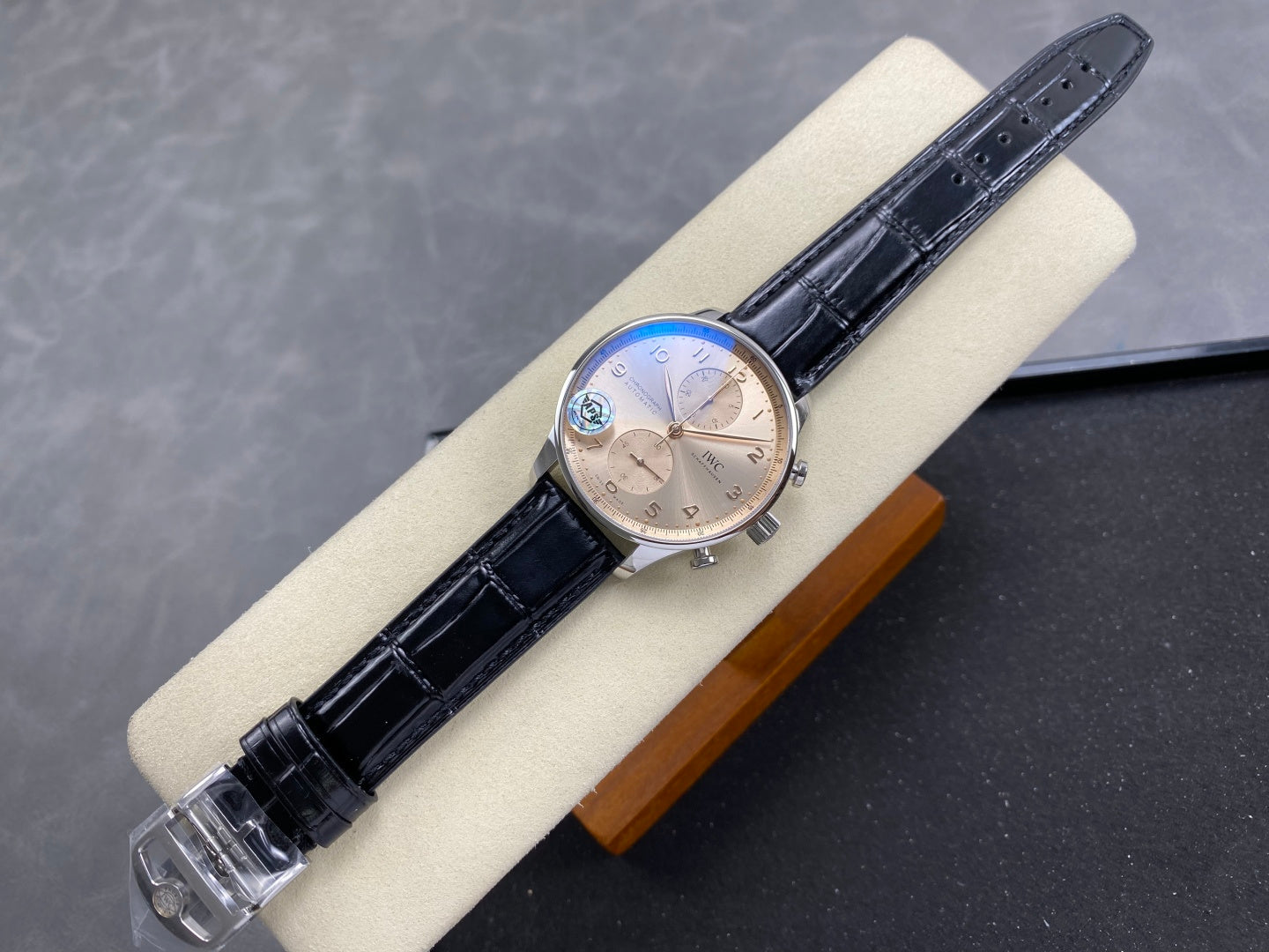 IWC Portuguese Chronograph 41mm Steel Case Leather
