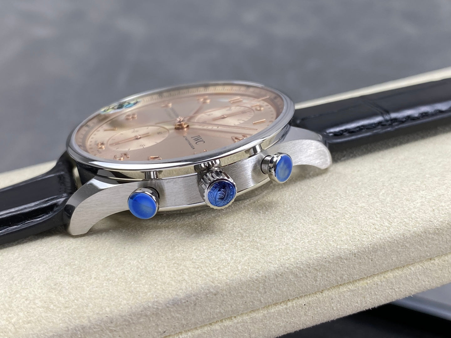 IWC Portuguese Chronograph 41mm Steel Case Leather
