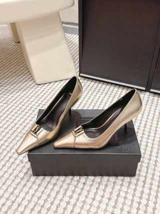 YSL 26ss High Heel Pumps 75 Calfskin